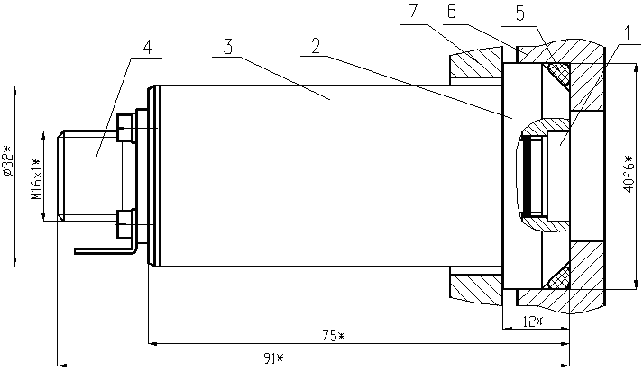 Датчик давления на базе КНС с открытой мембраной, фланцем, разъемом и элементами монтажа